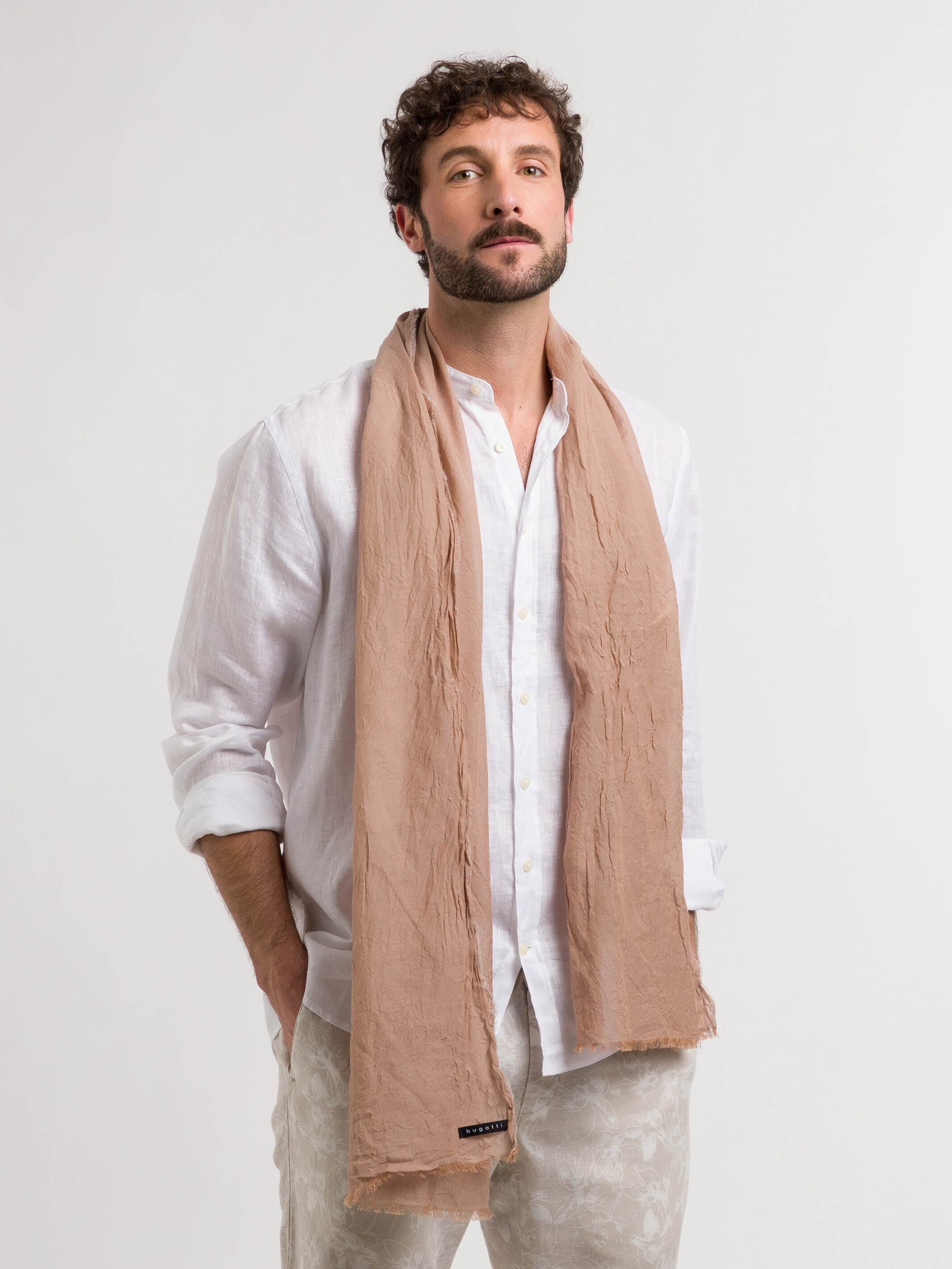 Single-coloured cotton scarf – FRAAS Shop