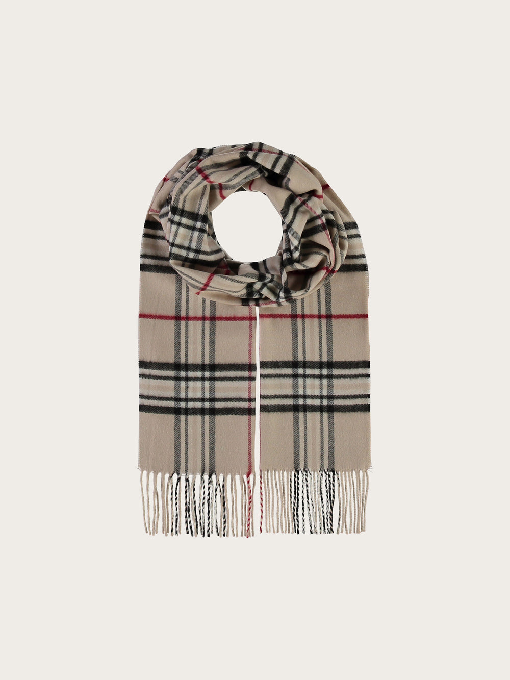 Geschenkset mit FRAAS Plaid Cashmink-Schal und Regenschirm