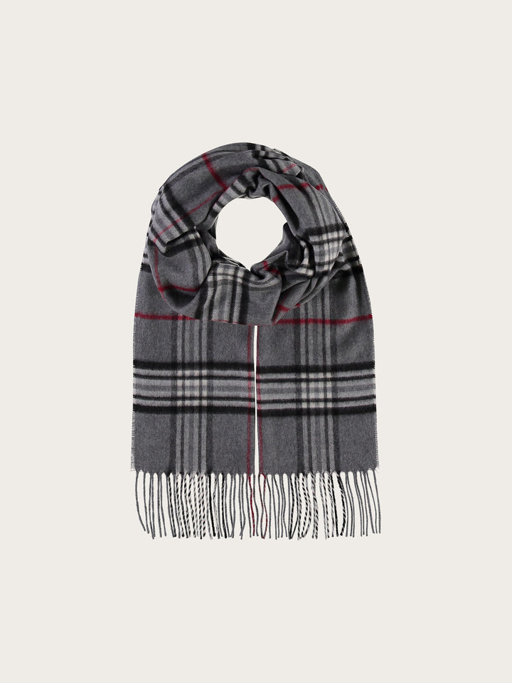 Geschenkset mit FRAAS Plaid Cashmink-Schal und Regenschirm