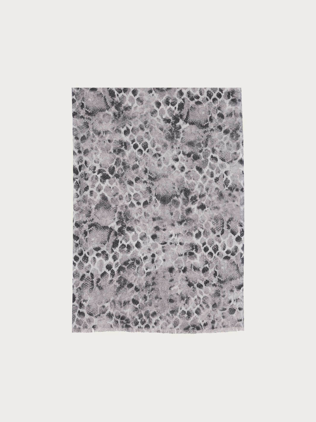 Glitzernde Doubleface-Stola mit Schlangenhaut-Design