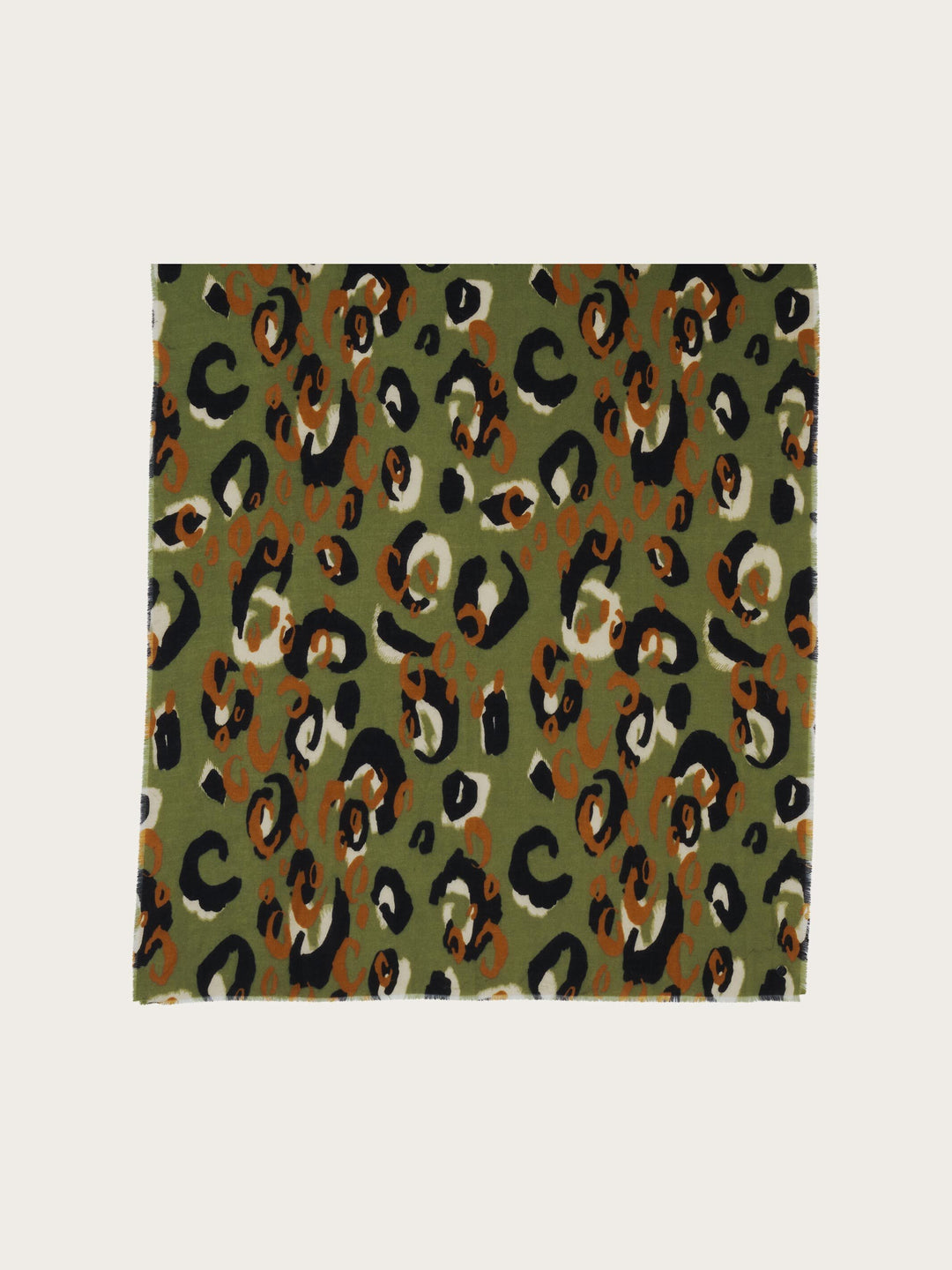 Leichte Stola mit verspieltem XL Leo-Print