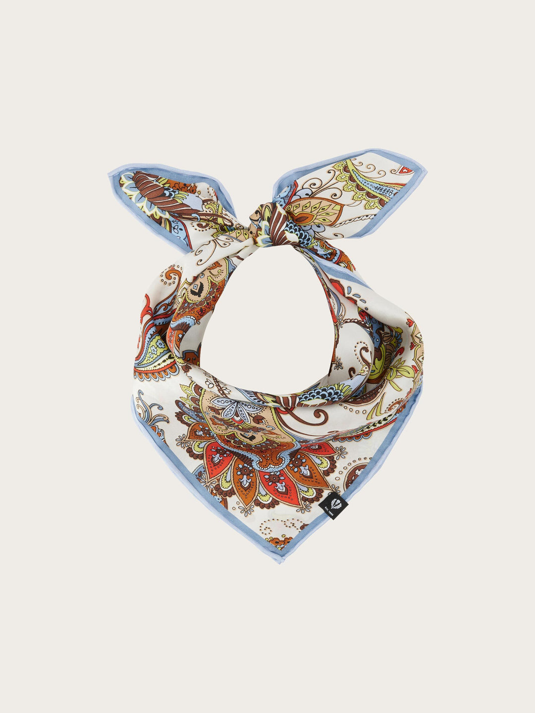 Nickituch aus reiner Seide mit Paisley-Print