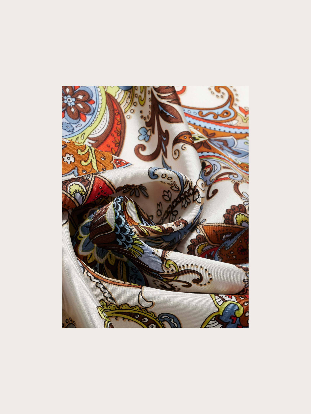 Nickituch aus reiner Seide mit Paisley-Print