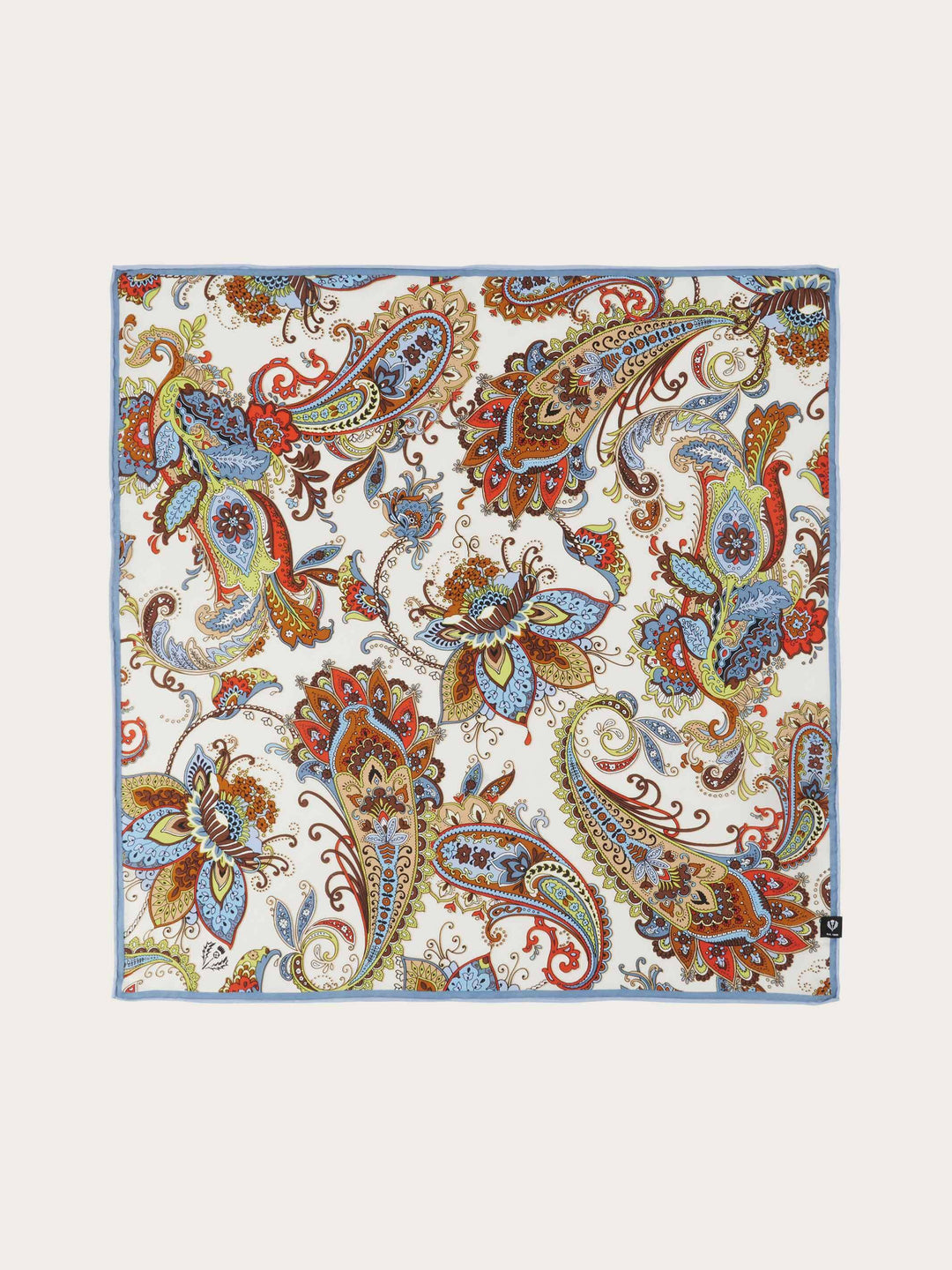 Nickituch aus reiner Seide mit Paisley-Print