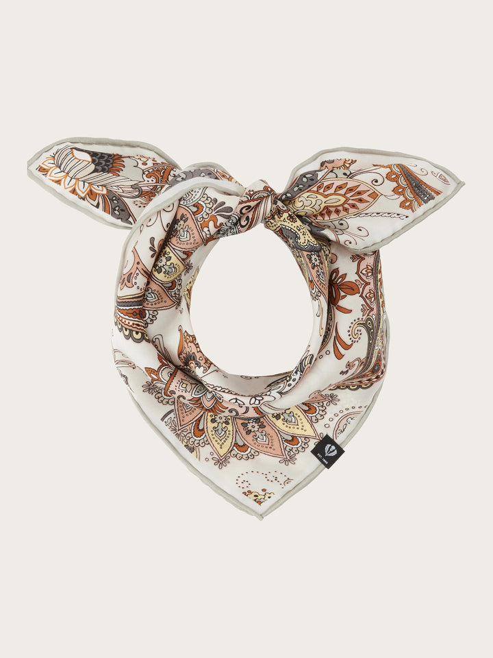 Nickituch aus reiner Seide mit Paisley-Print