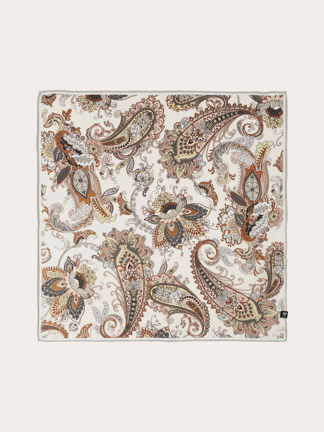 Nickituch aus reiner Seide mit Paisley-Print