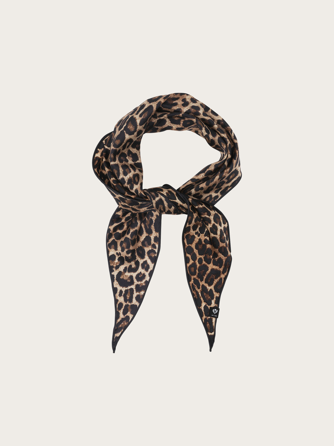 Diamond Shape Seidentuch mit Leo-Design