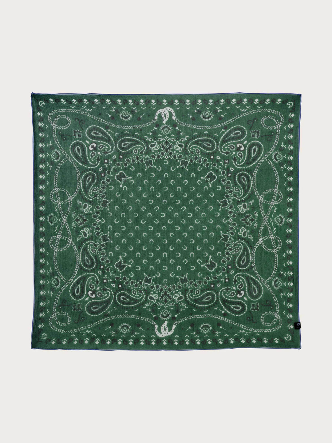 Seidentuch mit Paisley- und Hufeisen-Design