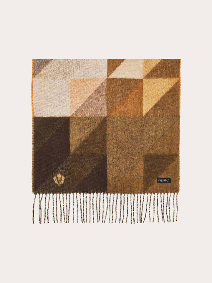 Cashmink-Schal mit geometrischem Design