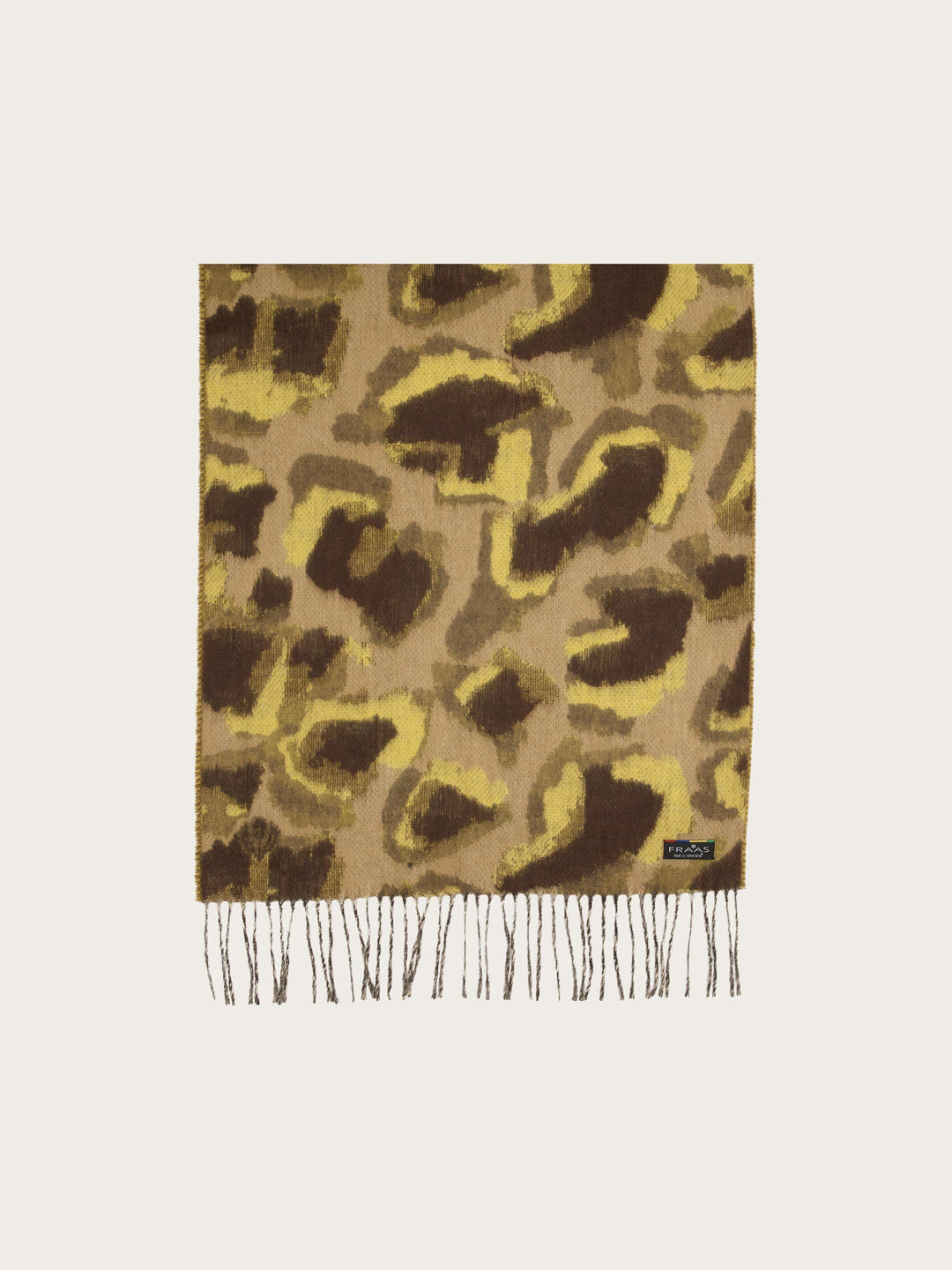Cashmink-Schal mit abstrahiertem Leo-Design
