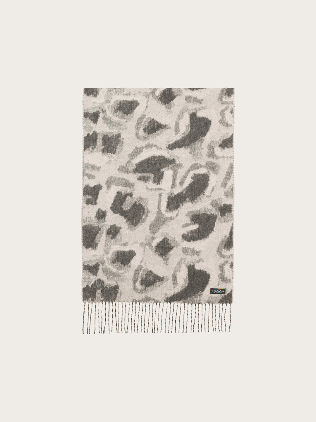 Cashmink-Schal mit abstrahiertem Leo-Design
