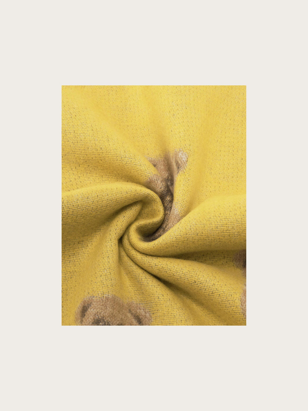 Cashmink-Schal mit süßem Teddy-Design