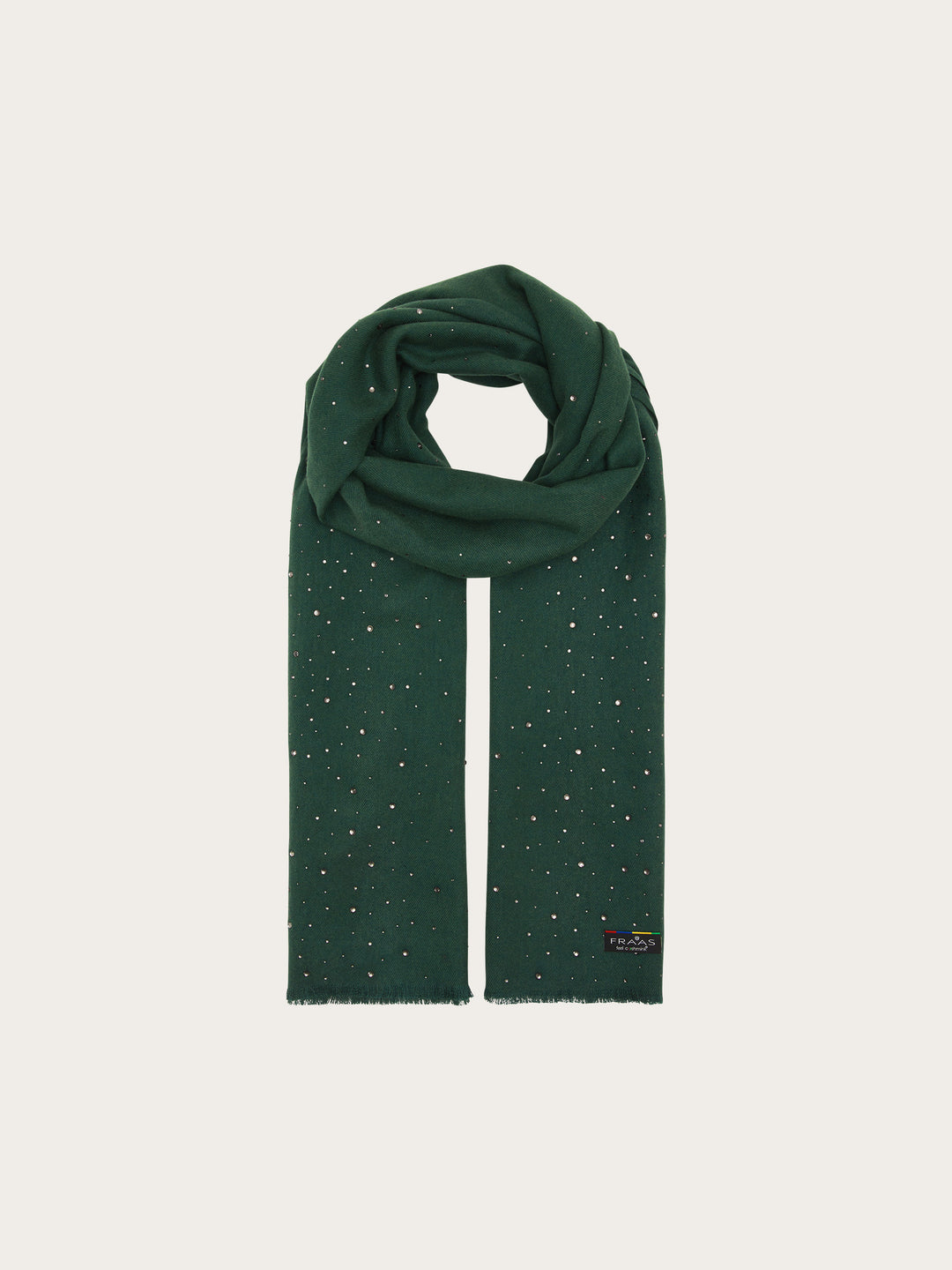 Elegante Cashmink-Stola mit Strass-Steinchen