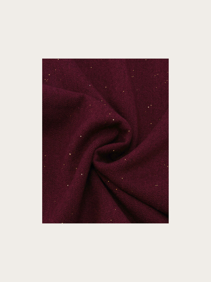 Elegante Cashmink-Stola mit zartem Glitzer