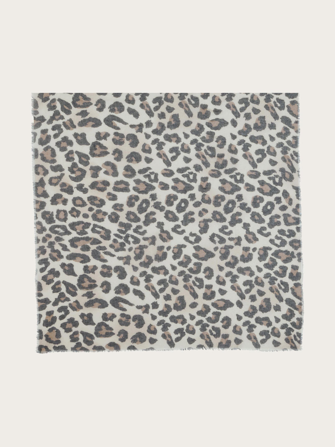 Leichte Stola mit Leo-Print