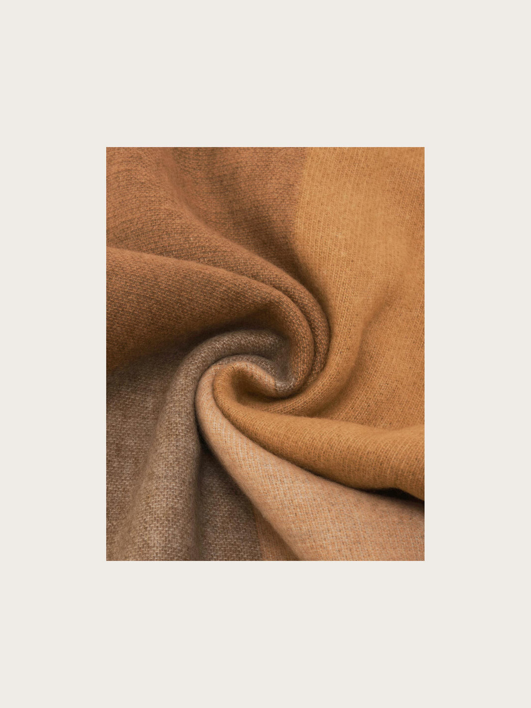 Cashmink-Schal mit geometrischem Colour Block Design