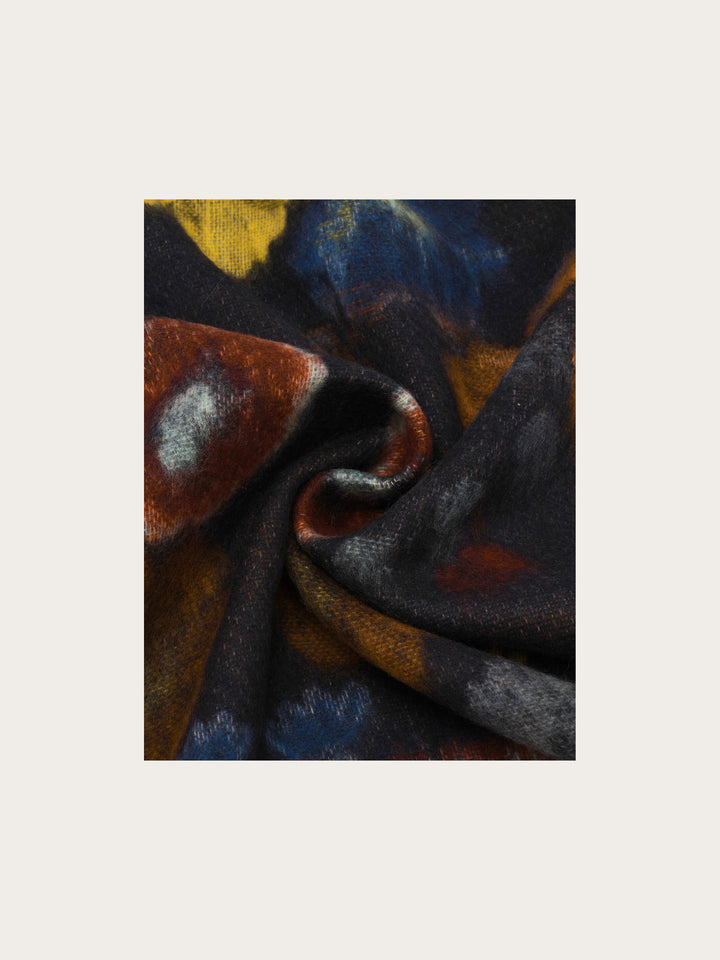 Cashmink-Schal mit floralem Muster - Made in Germany