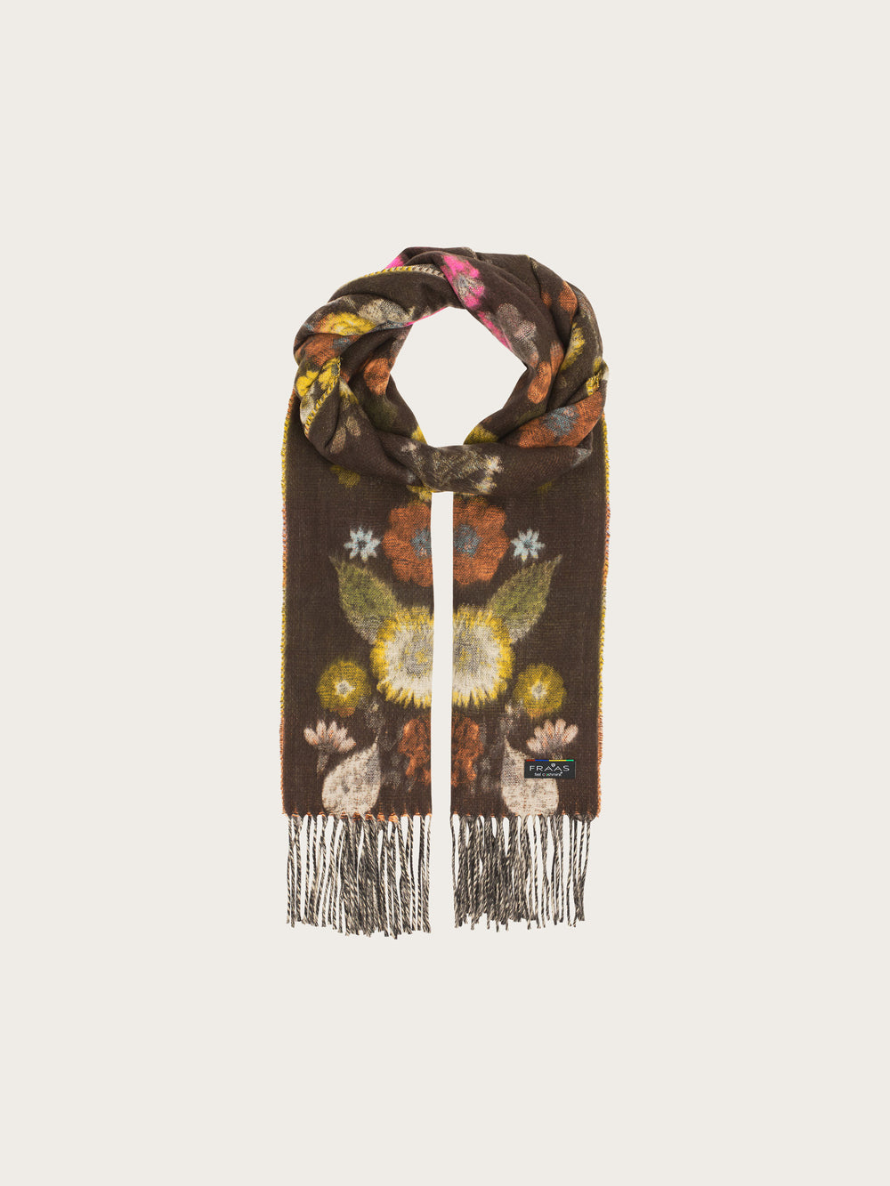 Cashmink-Schal mit floralem Muster - Made in Germany