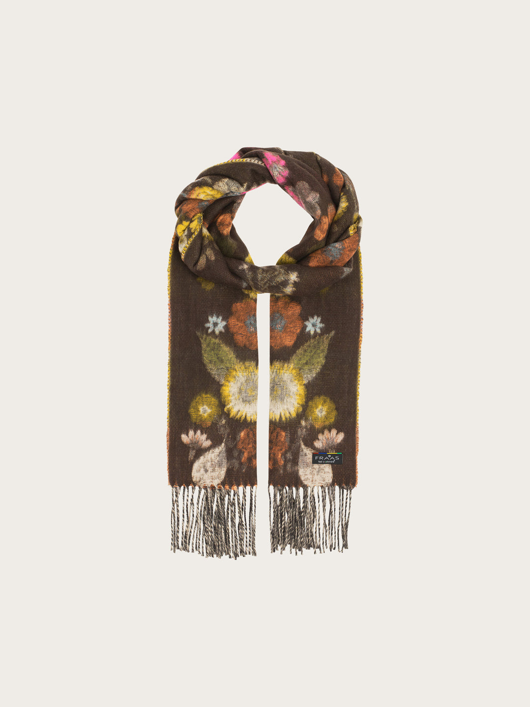 Cashmink-Schal mit floralem Muster - Made in Germany