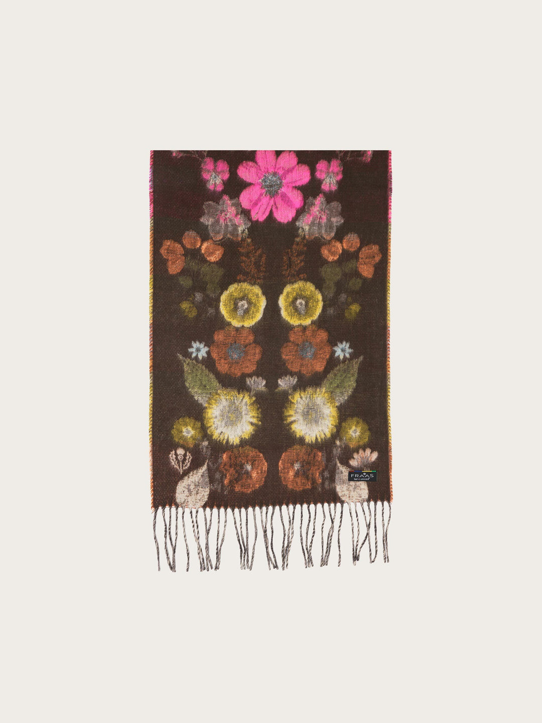 Cashmink-Schal mit floralem Muster - Made in Germany