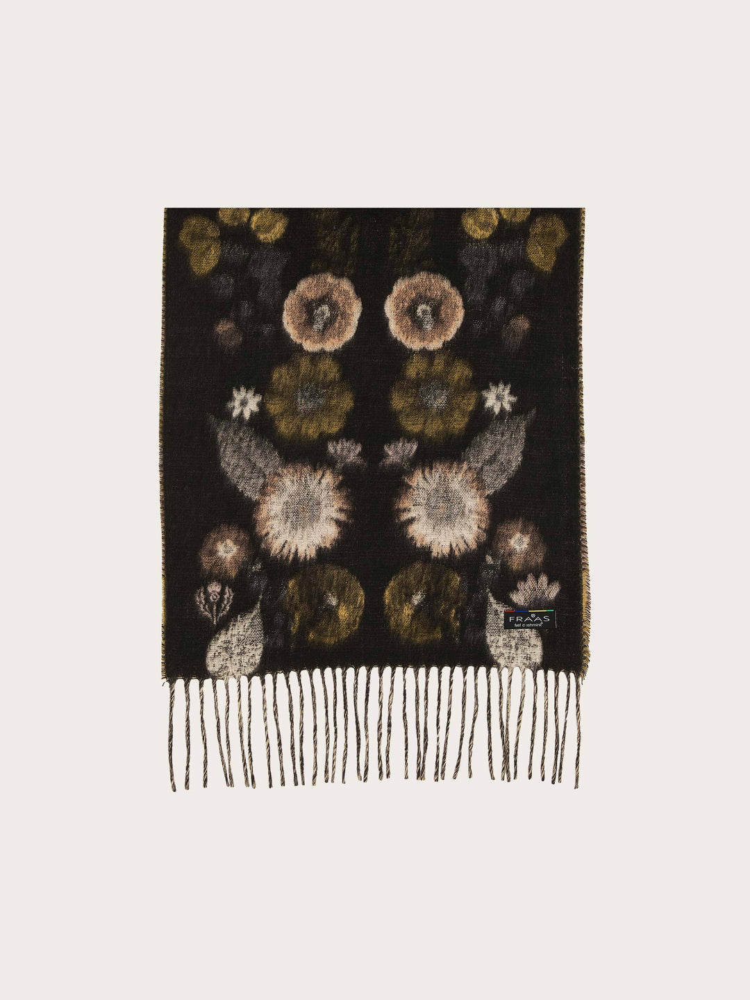 Cashmink-Schal mit floralem Muster - Made in Germany