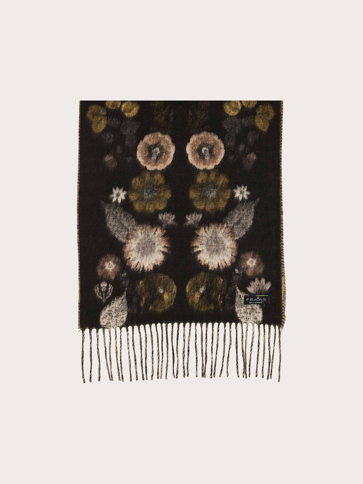 Cashmink-Schal mit floralem Muster - Made in Germany
