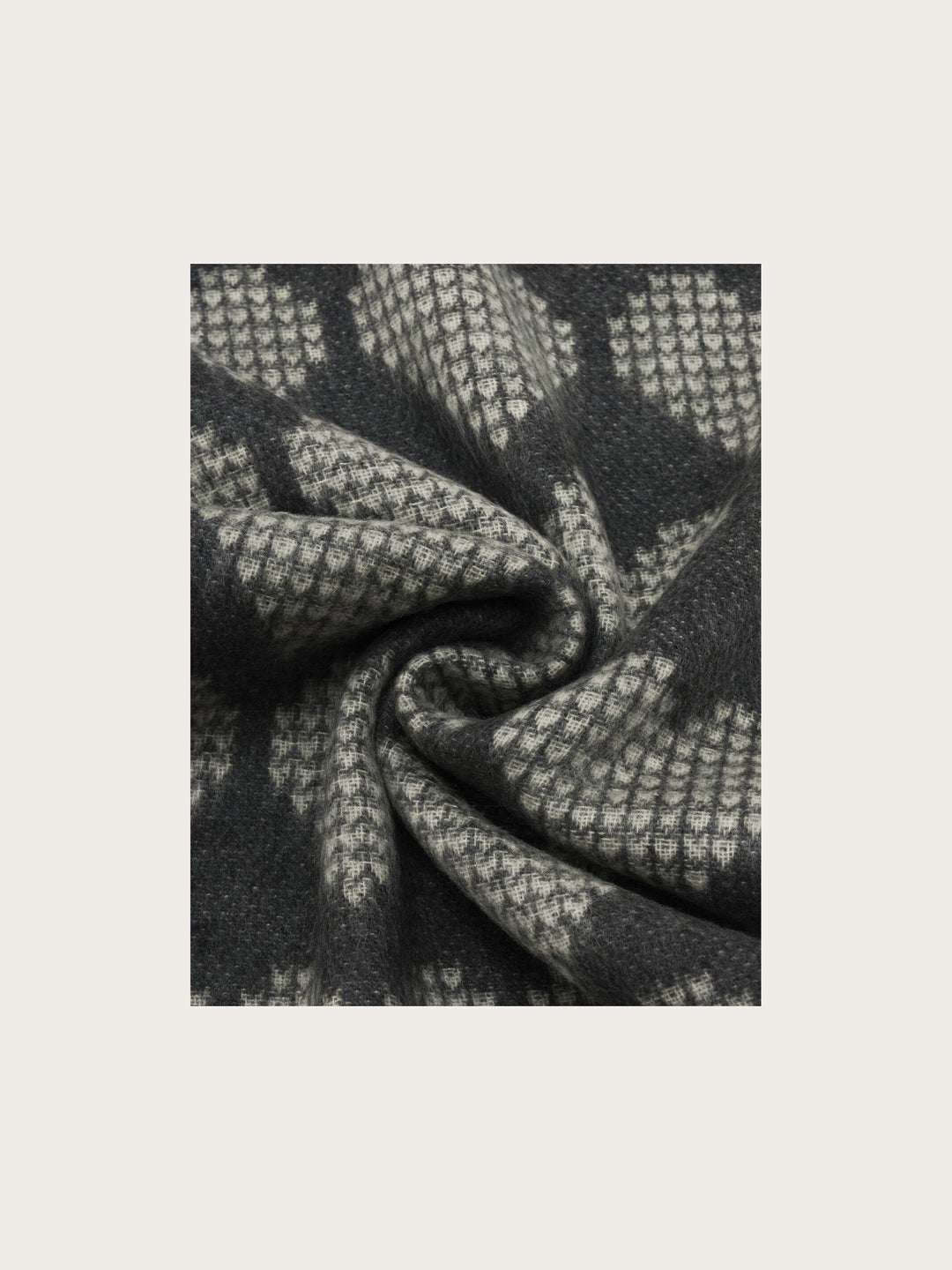 Cashmink-Schal mit Herz-Design