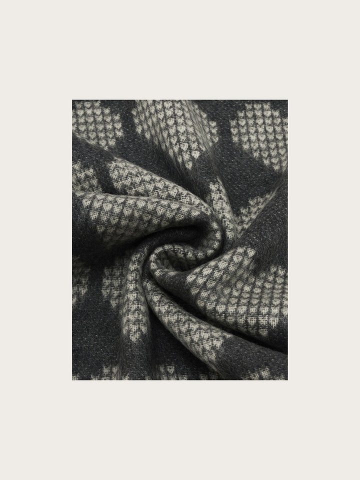 Cashmink-Schal mit Herz-Design