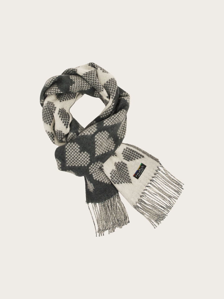 Cashmink-Schal mit Herz-Design