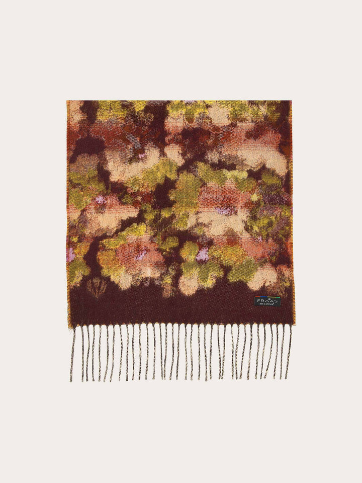 Cashmink-Schal mit buntem Blumen-Design