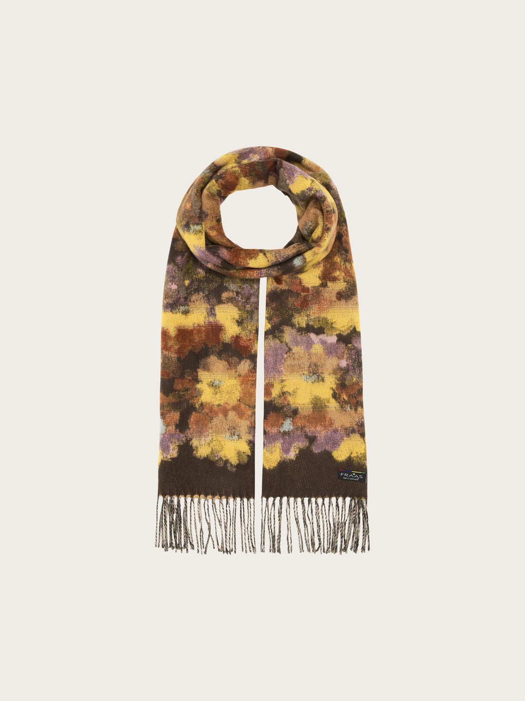 Cashmink-Schal mit buntem Blumen-Design