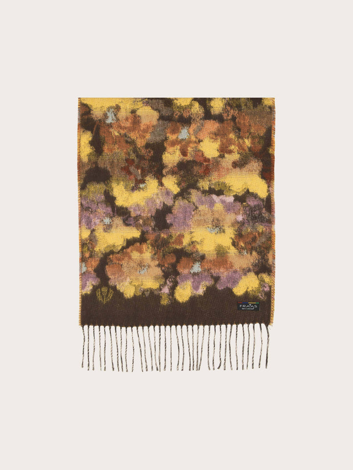 Cashmink-Schal mit buntem Blumen-Design