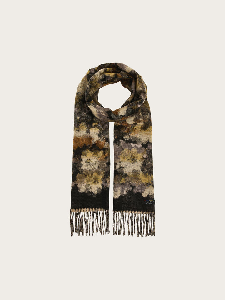 Cashmink-Schal mit buntem Blumen-Design