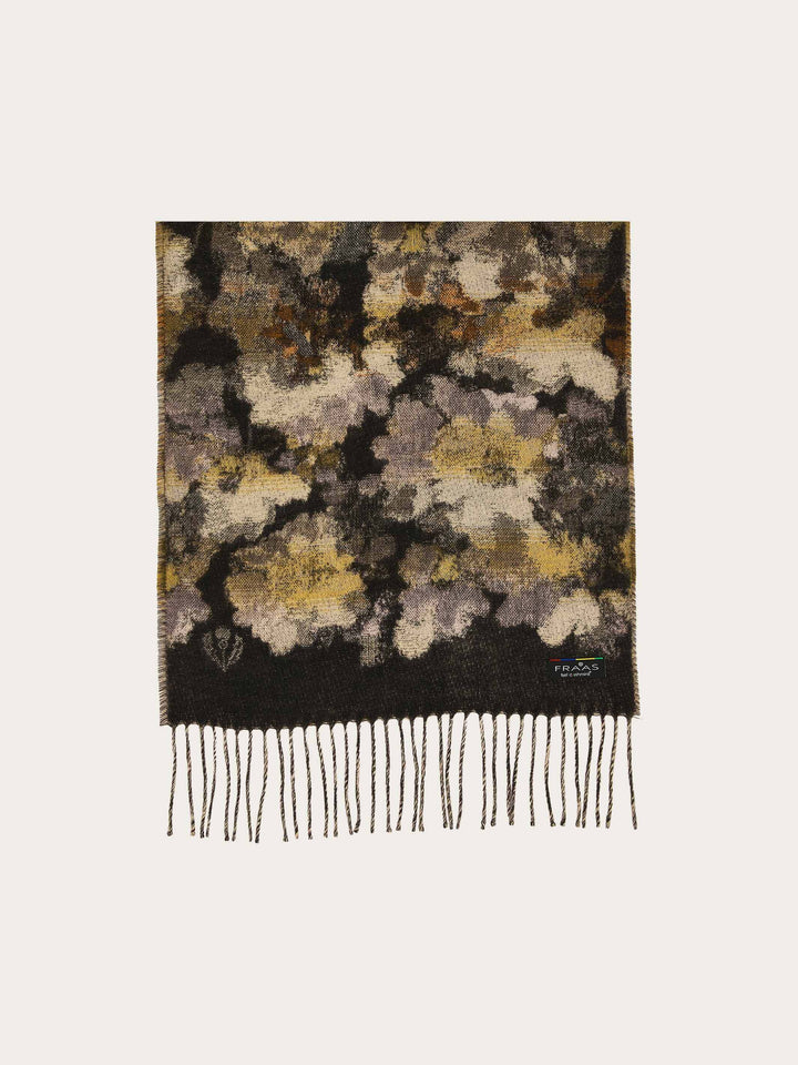Cashmink-Schal mit buntem Blumen-Design