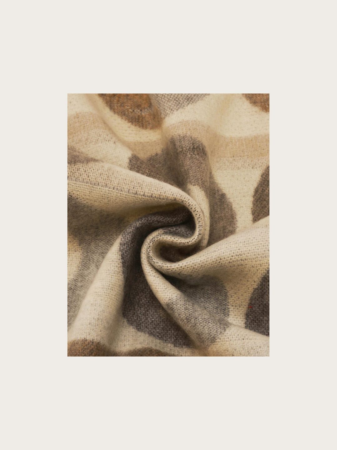 Cashmink-Schal mit geometrischem Kreis-Design