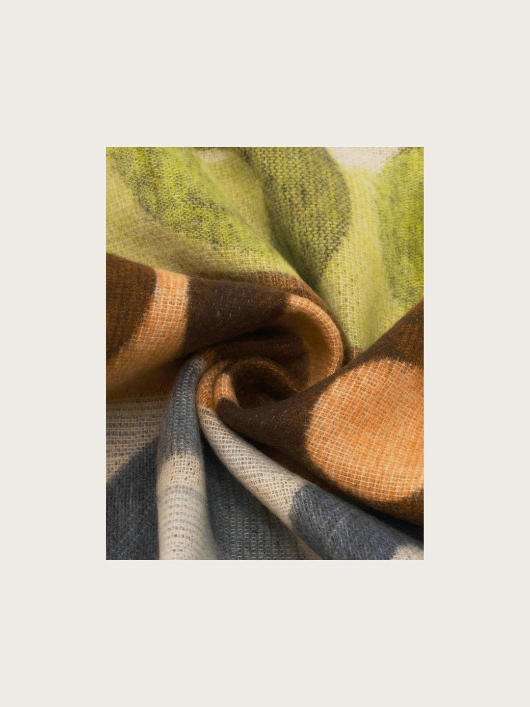 Cashmink-Schal mit geometrischem Kreis-Design