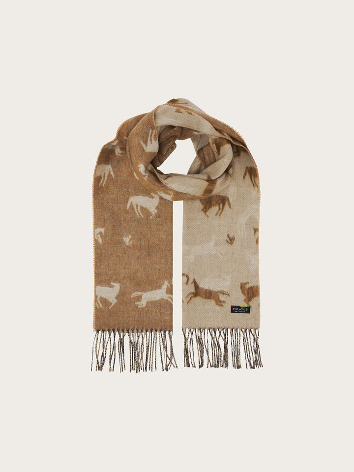 Cashmink-Schal mit Pferde-Design