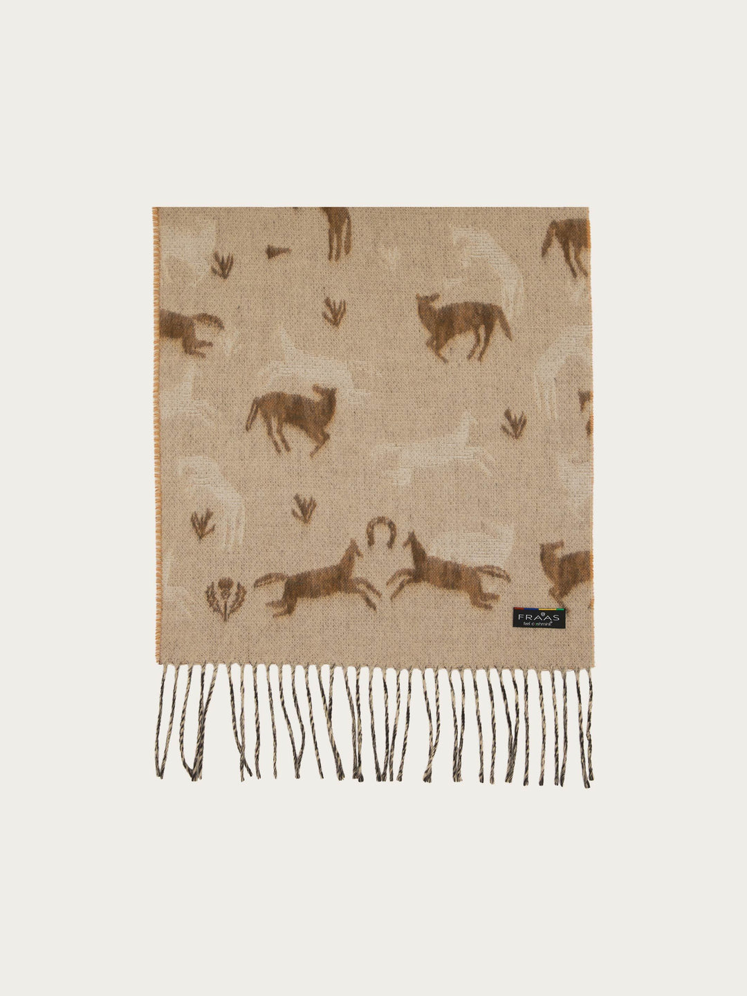 Cashmink-Schal mit Pferde-Design