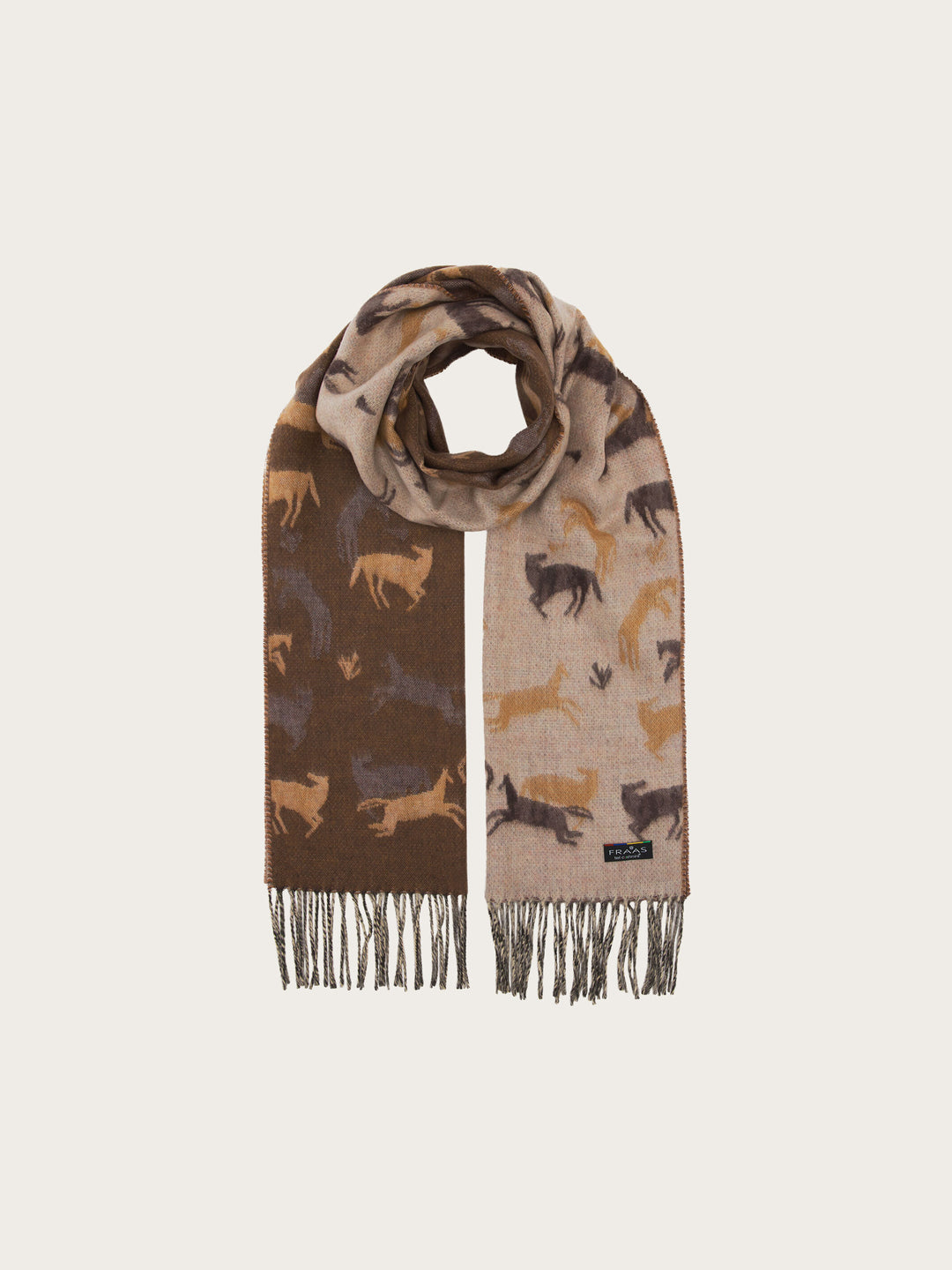 Cashmink-Schal mit Pferde-Design