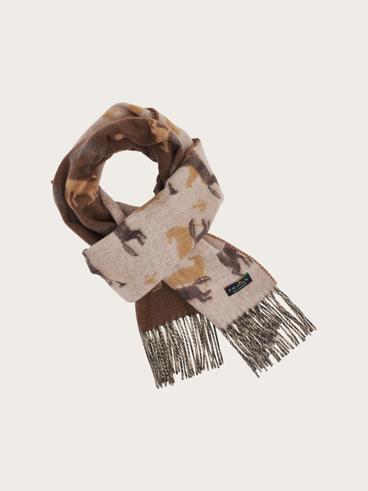 Cashmink-Schal mit Pferde-Design