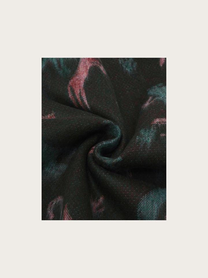 Cashmink-Schal mit Pferde-Design