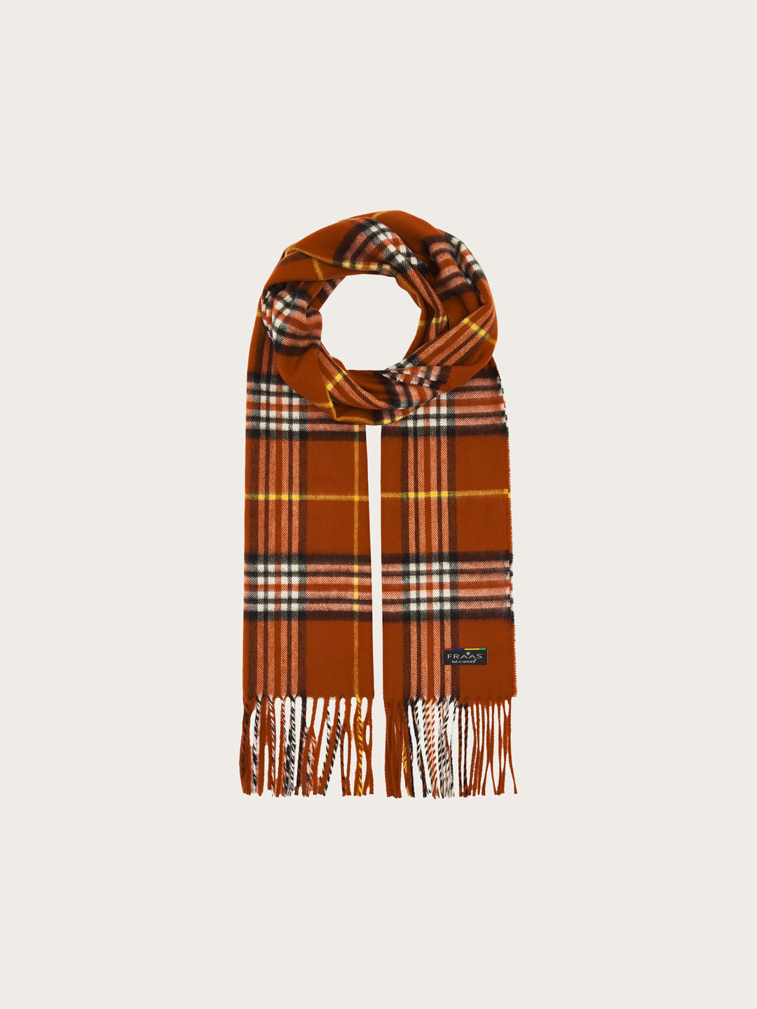 Schmaler Cashmink-Schal mit FRAAS Plaid Karo