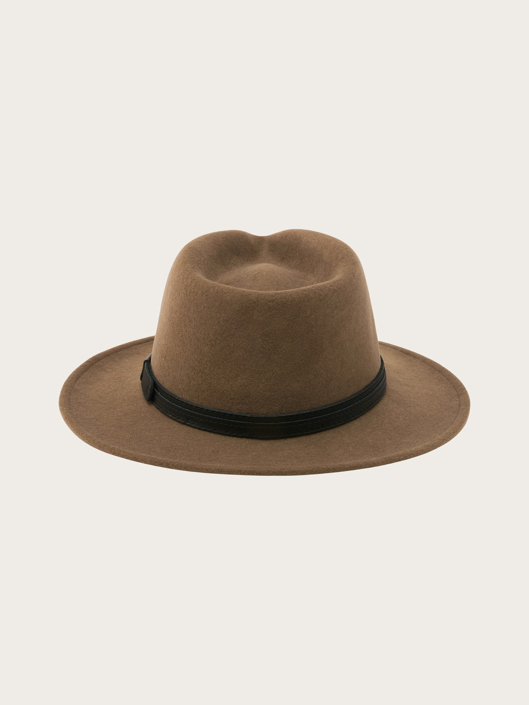 Wasserabweisender Fedora mit Lederband und bugatti-Label