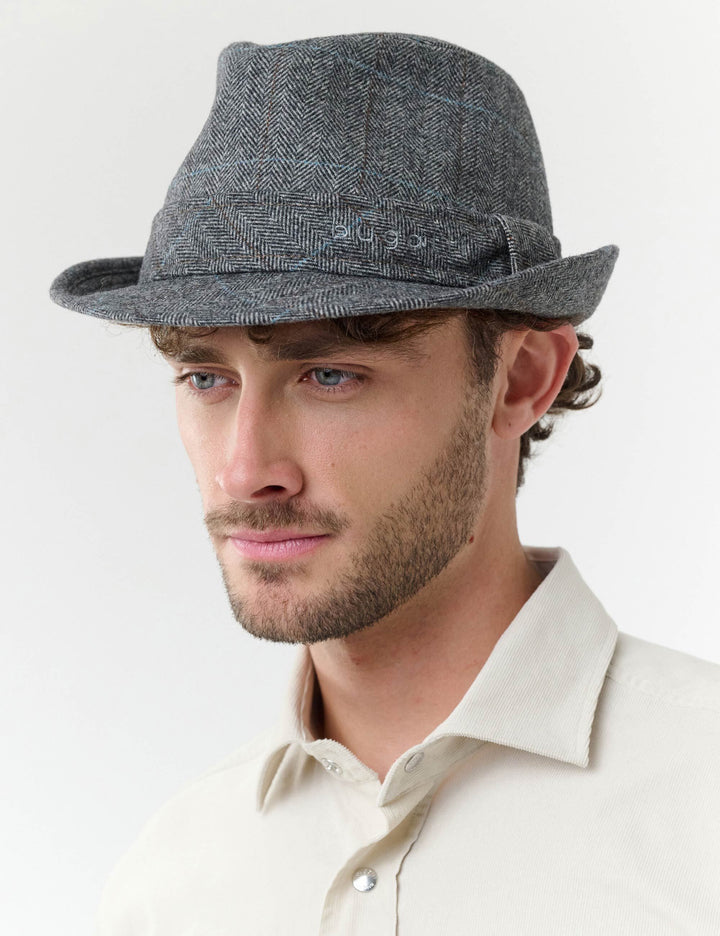 bugatti Trilby mit Fischgrät-Design