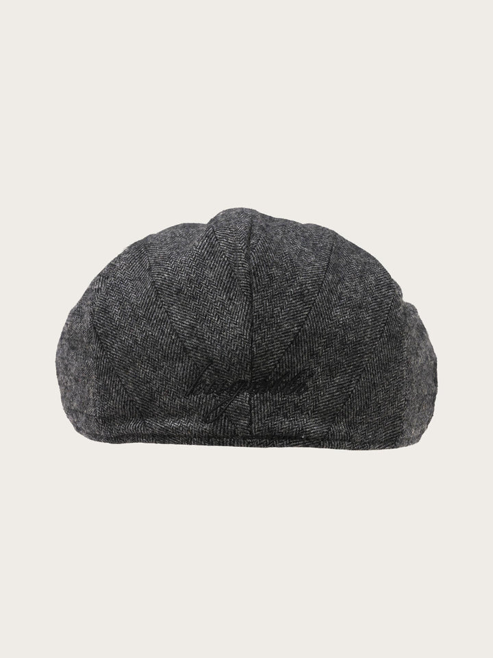 bugatti Flatcap mit Fischgrät-Design mit Wollanteil