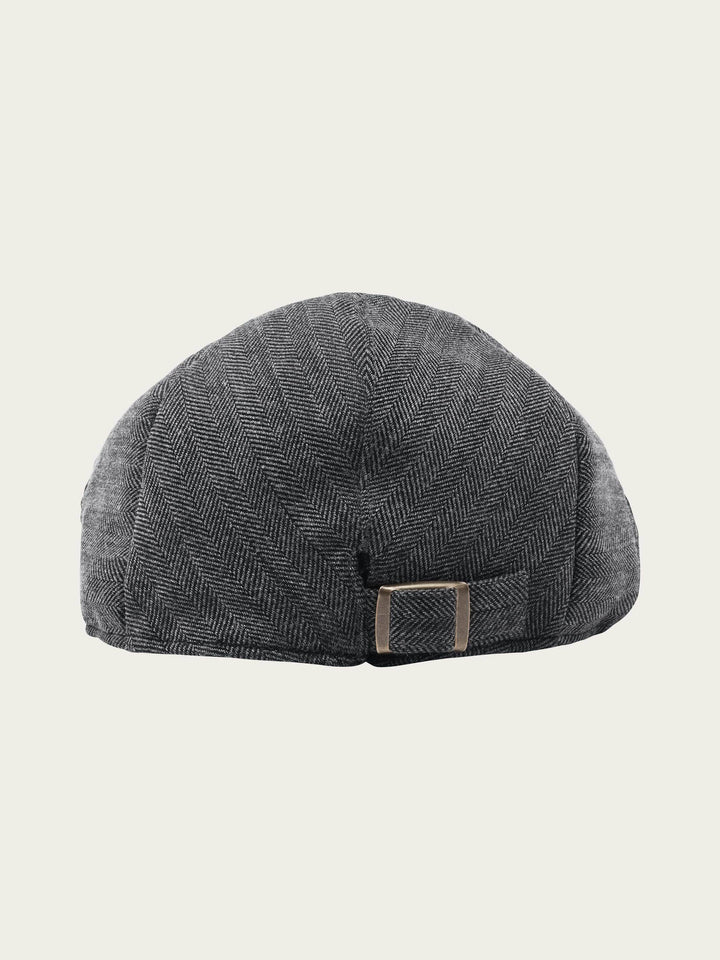 Winddichte bugatti Flatcap mit Color Block Design und Ohrenklappen