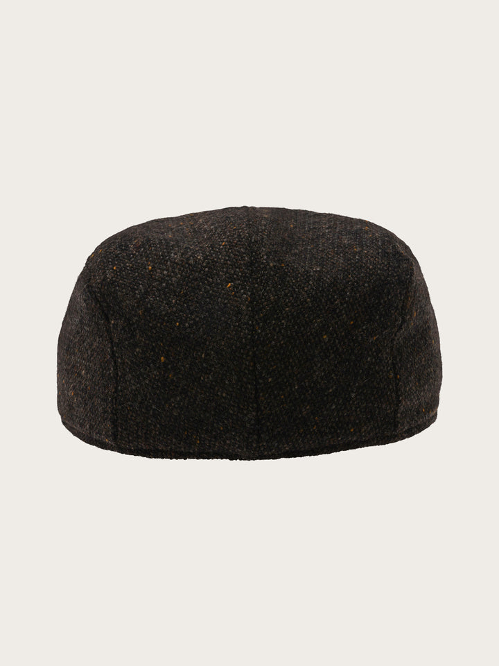 Winddichte bugatti Tweed-Flatcap mit Ohrenklappen