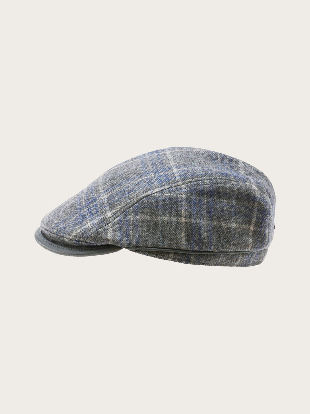 Winddichte bugatti Flatcap mit Karo-Design und Ohrenklappen