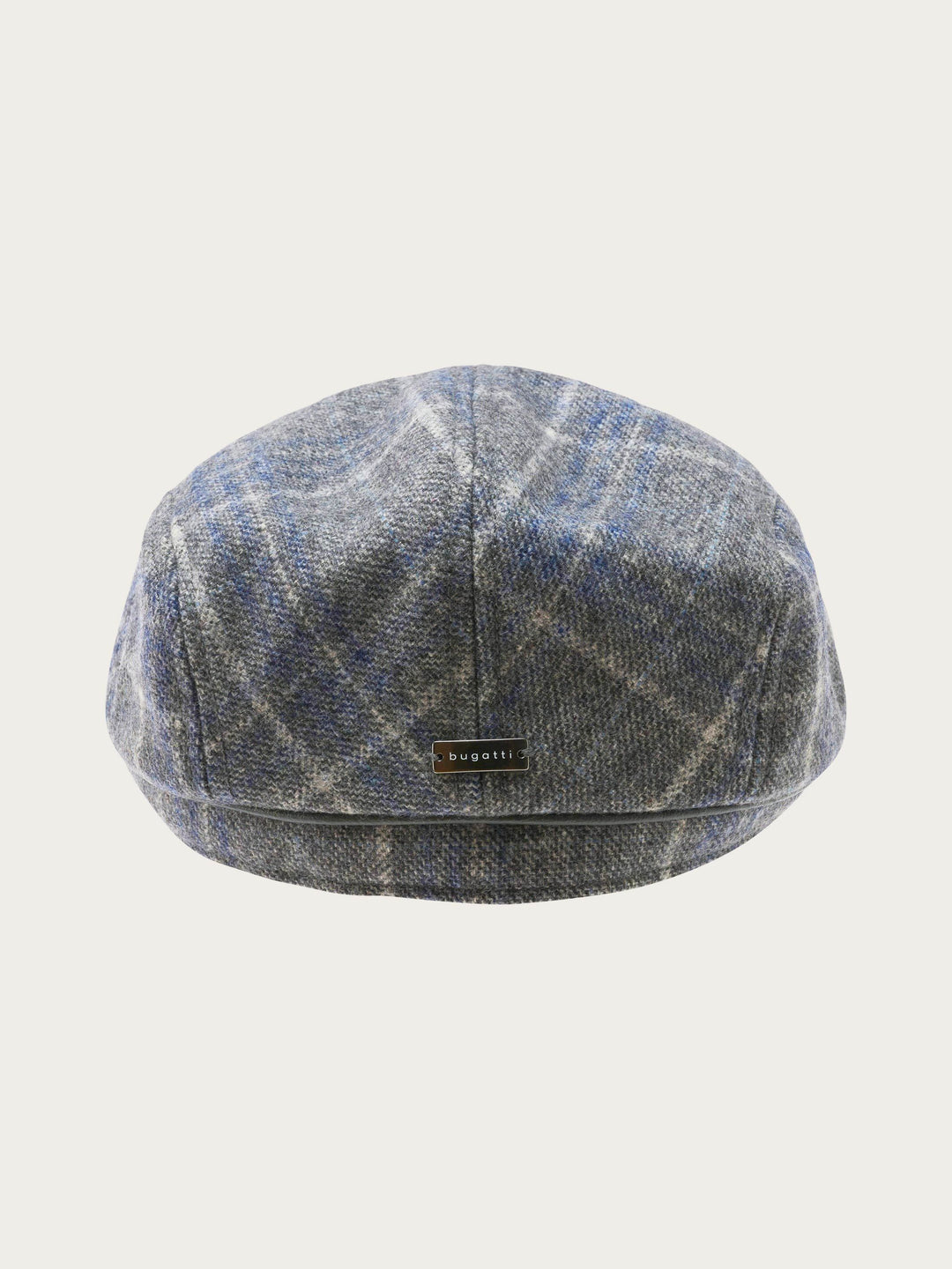 Winddichte bugatti Flatcap mit Karo-Design und Ohrenklappen