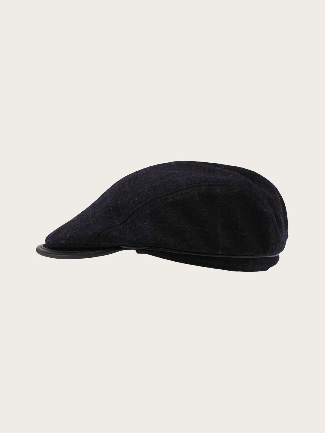 Winddichte bugatti Flatcap mit Karo-Design und Ohrenklappen